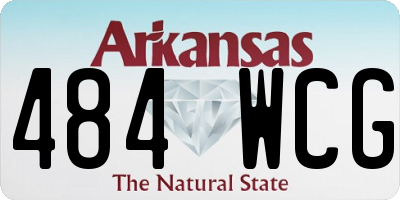 AR license plate 484WCG