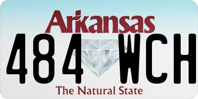 AR license plate 484WCH