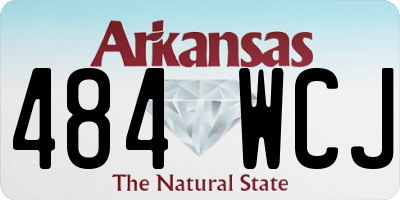 AR license plate 484WCJ