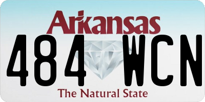 AR license plate 484WCN