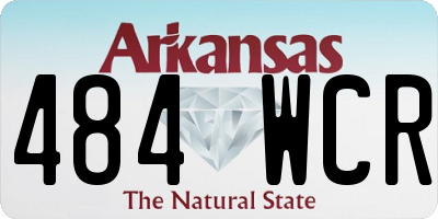 AR license plate 484WCR