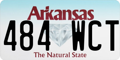 AR license plate 484WCT