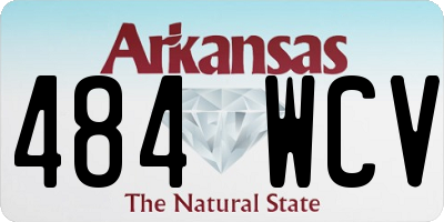AR license plate 484WCV