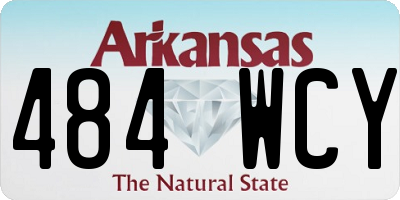AR license plate 484WCY