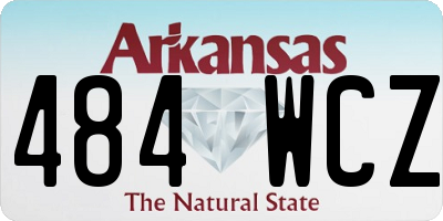 AR license plate 484WCZ