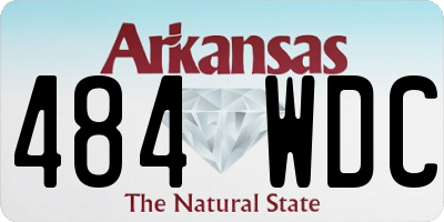 AR license plate 484WDC