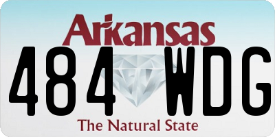 AR license plate 484WDG