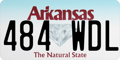 AR license plate 484WDL