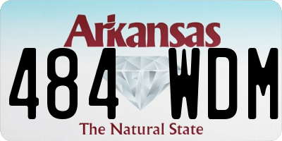 AR license plate 484WDM