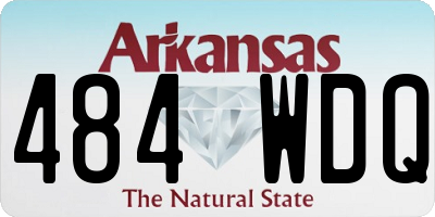 AR license plate 484WDQ