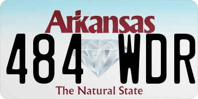 AR license plate 484WDR