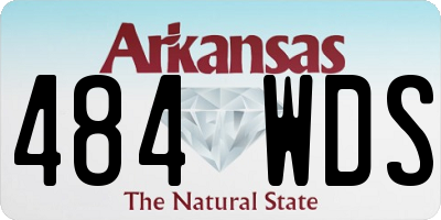 AR license plate 484WDS