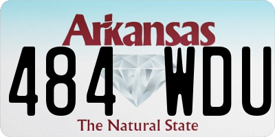 AR license plate 484WDU