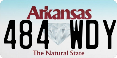 AR license plate 484WDY