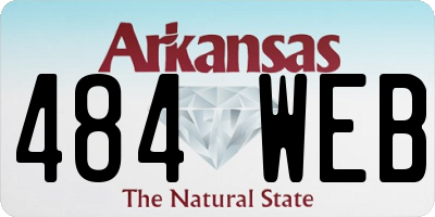 AR license plate 484WEB