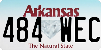 AR license plate 484WEC