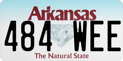 AR license plate 484WEE