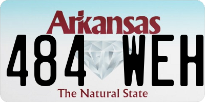 AR license plate 484WEH