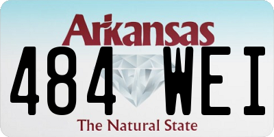 AR license plate 484WEI
