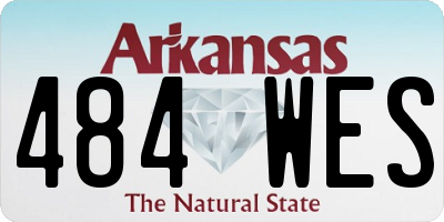 AR license plate 484WES