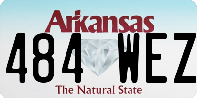 AR license plate 484WEZ