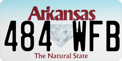 AR license plate 484WFB