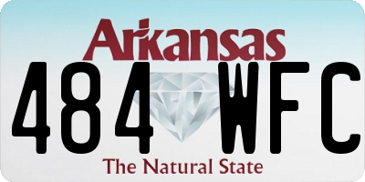AR license plate 484WFC