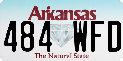 AR license plate 484WFD