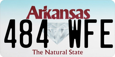 AR license plate 484WFE