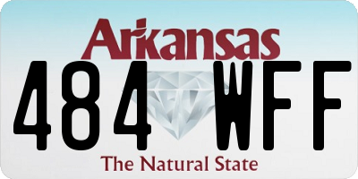 AR license plate 484WFF
