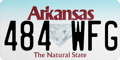 AR license plate 484WFG