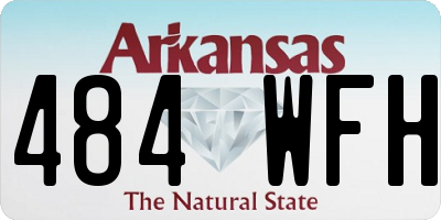 AR license plate 484WFH