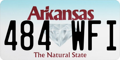 AR license plate 484WFI