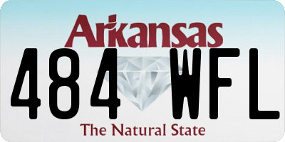 AR license plate 484WFL