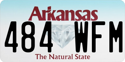 AR license plate 484WFM
