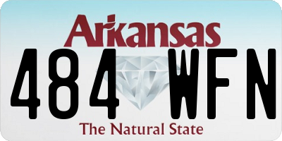 AR license plate 484WFN
