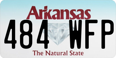 AR license plate 484WFP