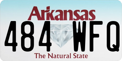 AR license plate 484WFQ
