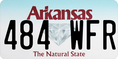 AR license plate 484WFR