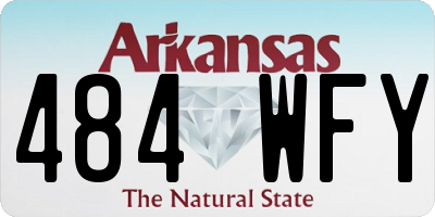 AR license plate 484WFY