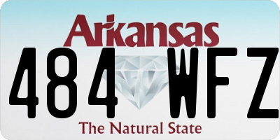 AR license plate 484WFZ