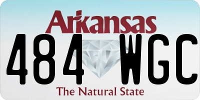 AR license plate 484WGC