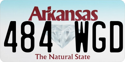 AR license plate 484WGD