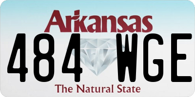 AR license plate 484WGE