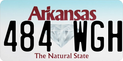 AR license plate 484WGH
