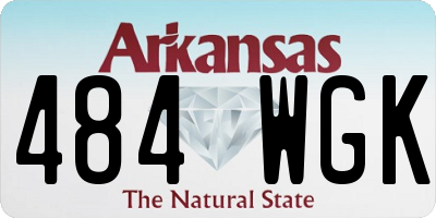 AR license plate 484WGK