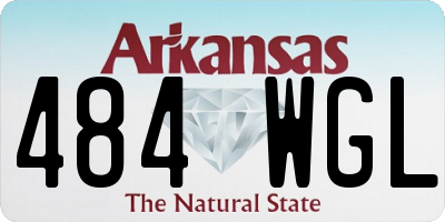 AR license plate 484WGL