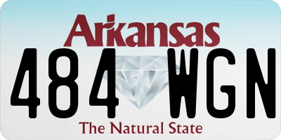 AR license plate 484WGN