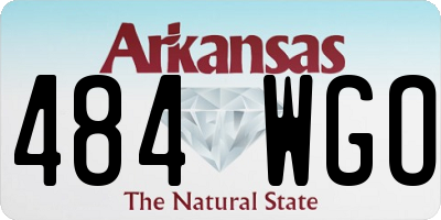 AR license plate 484WGO