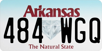 AR license plate 484WGQ